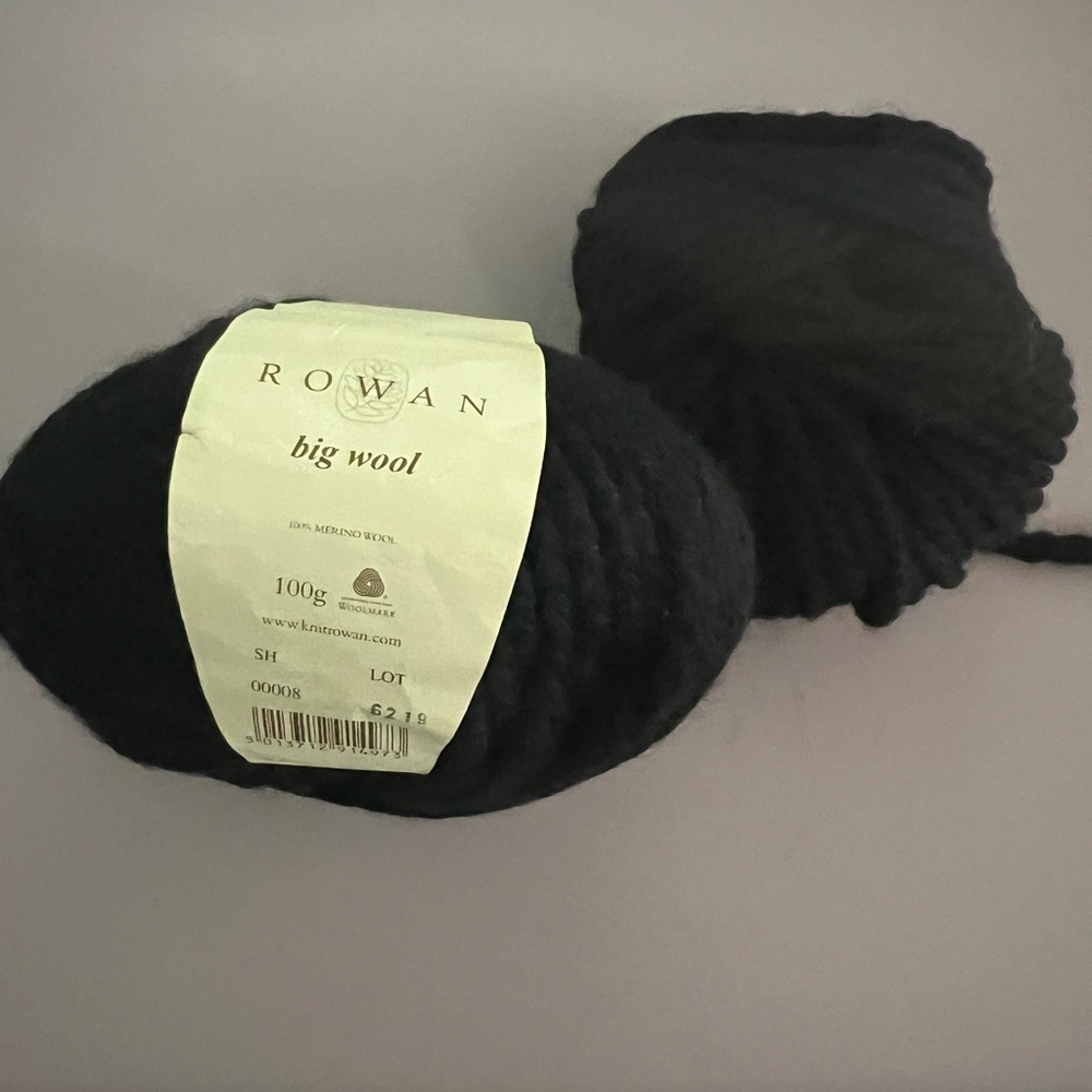 Rowan Big Wool Yarn in Black